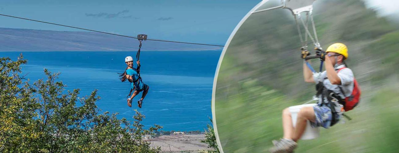 6 dual-zipline mountain adventure in maui