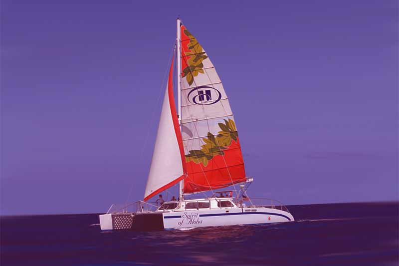 spirit of aloha catamaran snorkel sail