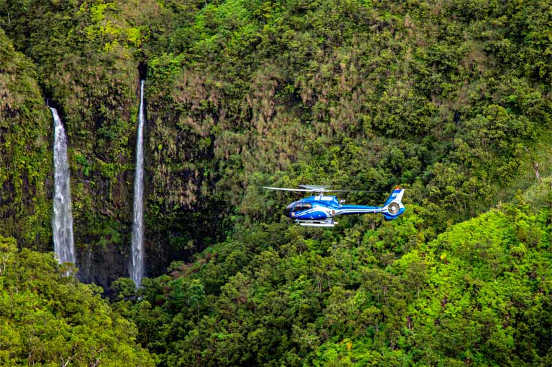 Blue Hawaiian Helicopter Image