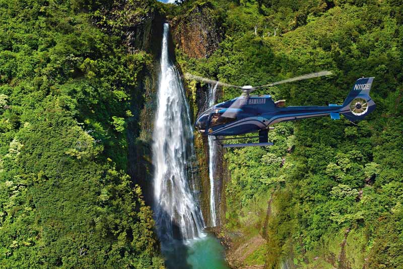 Blue Hawaiian Helicopter Image