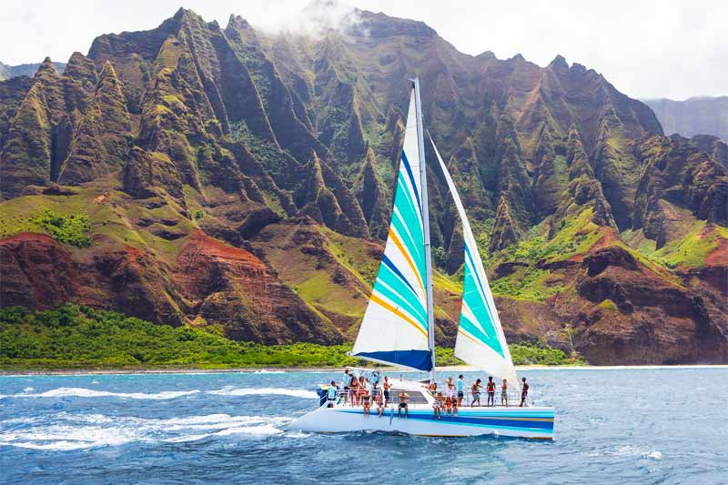 best catamaran tour kauai