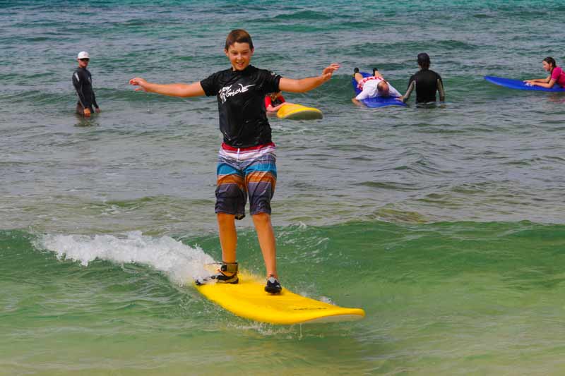 Surfing At Poipu Beach Kauai