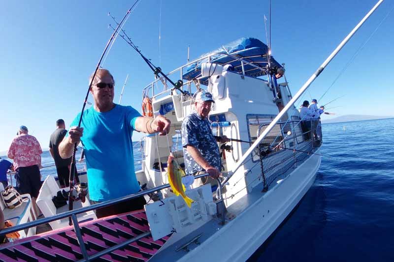 Aloha Blue Charters Bottom Fishing Image