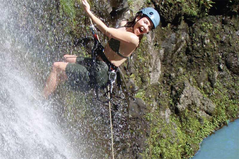 Tactical Canyoneering: Rappelling Down Waterfalls