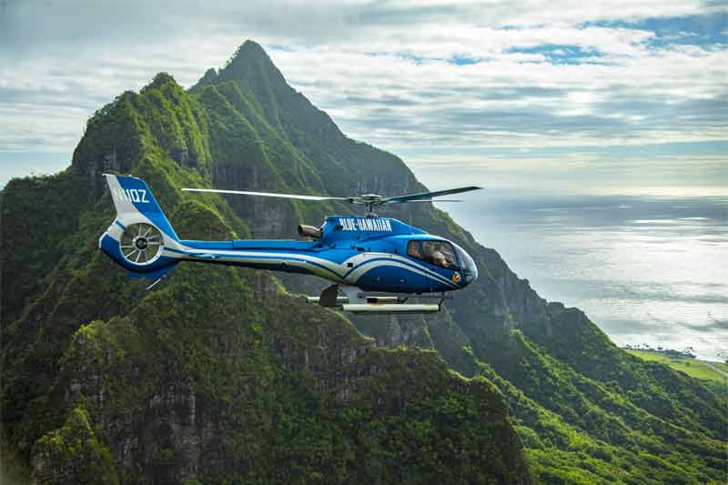 Blue Hawaiian Helicopter Image
