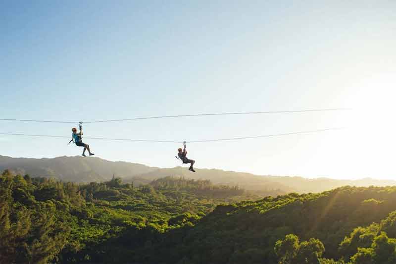 zipline tour keana farms