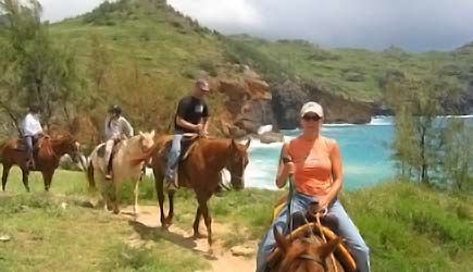 Adventureinhawaii Kauai Horseback Riding Ride To Secluded Beaches And Bays With Experienced Guides